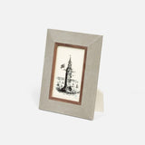 Pigeon and Poodle Dorchester - Sand Realistic Faux Shagreen 5"x7"
