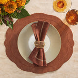 Kim Seybert - Tailored Placemat in Brown, Set of 4