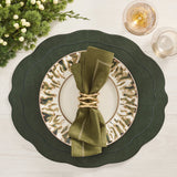 Kim Seybert - Tailored Placemat in Hunter Green, Set of 4