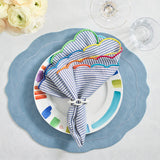 Kim Seybert - Tailored Placemats in Periwinkle, Set of 4