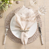 Kim Seybert - Chambray Fringe in Natural Napkin - Set of 4
