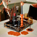 Addison & RossFaux Tortoise Medium Lacquered Serving Tray