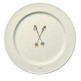 Chehoma Ascentielle Dinnerware Plate Ski Pole Large-10.75"
