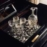 Addison & Ross Chinoiserie Black Medium Tray