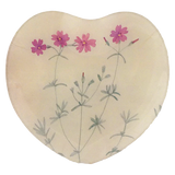 John Derian - Heart Amateur Botanist Dishes - Moss Pink 8"