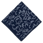 Brocade Blue and Navy