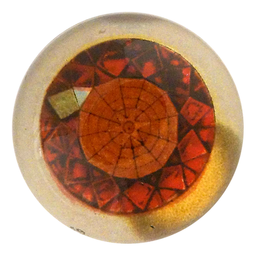 John Derian - Spanish Topaz Dome Paperweight