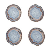 Kim Seybert - Coasters Strata Drink in Beige, Taupe & Gray