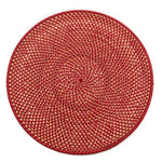 Deborah Rhodes Placemats CALYPSO RATTAN Red