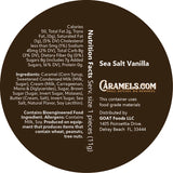 Confections - Caramels Sea Salt Vanilla, 12 oz