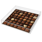 Nicolette Mayer Square Bon Bon Chocolates Acrylic Tray 15"X15"