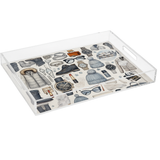 Nicolette Mayer Rectangle Sun Valley Chic Acrylic Vanity Tray 12.25" X 7.75"