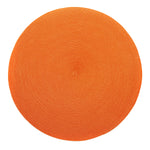 Deborah Rhodes Placemats Round Orange