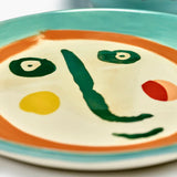 Ottolenghi Dinnerware - Breakfast plate with face 2 Feast - Set of 2