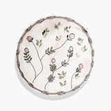Mirtillo Nude Midnight Flowers Serving Plate Large