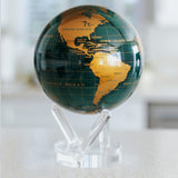 GREEN AND GOLD MOVA GLOBE 6"