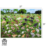 101 Pooping Puppies 1000 piece Puzzle