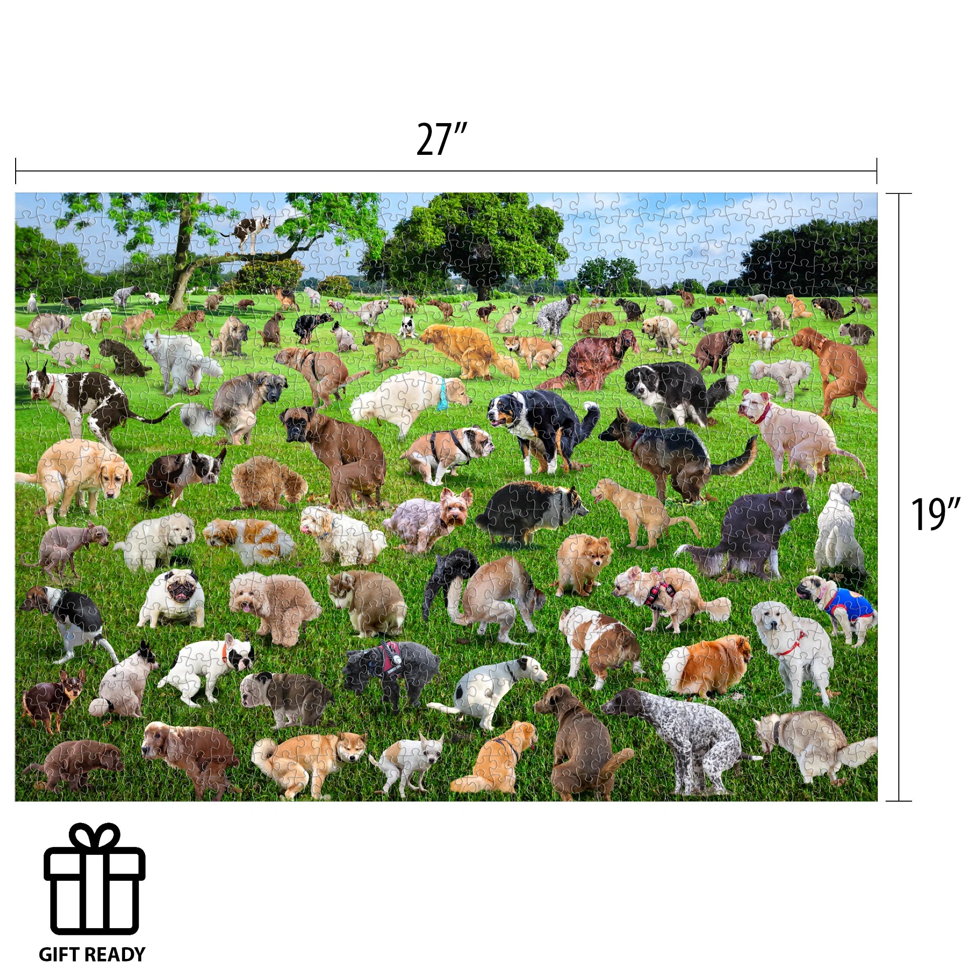 101 Pooping Puppies 1000 piece Puzzle