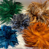 Julian Mejia Napkin Ring-Green Feathers Set of 2
