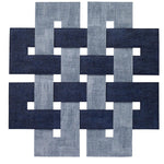 Bodrum Easy Care Placemat Celtic Navy Ice Blue