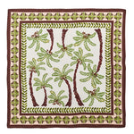 Kim Seybert - Oasis in Ivory, Green & Brown Napkin - Set of 4
