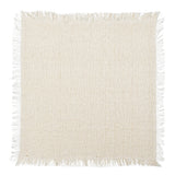 Fringe in White & Gold Napkin - Set of 4