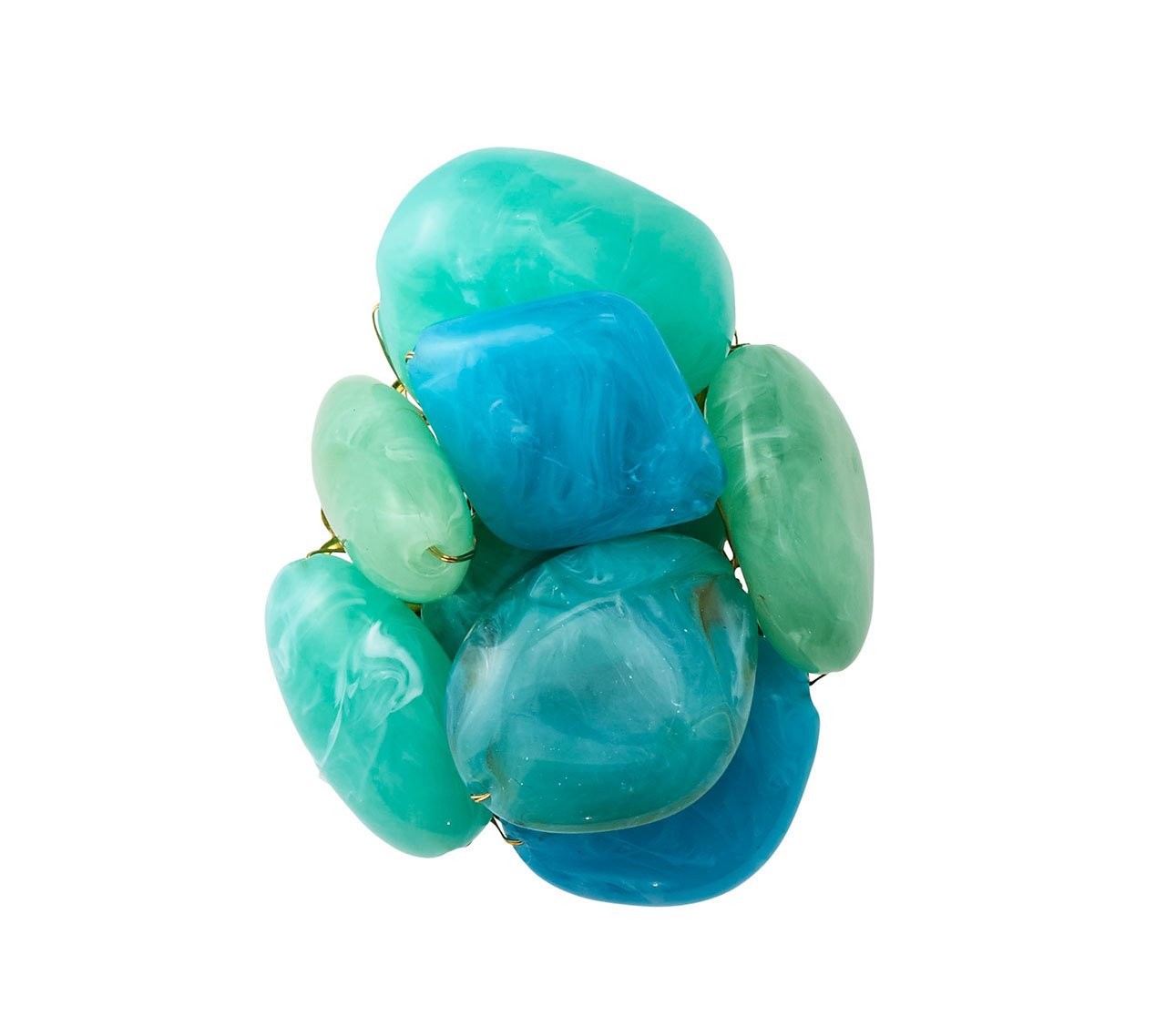 Sea Stone Seafoam Napkin Ring -Set of 4