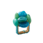 Sea Stone Seafoam Napkin Ring -Set of 4