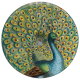John Derian Stacking Cake Pedestal Peacock