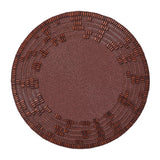 Kim Seybert - Wood Matrix Placemat in Brown, Set of 2