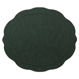 Kim Seybert - Tailored Placemat in Hunter Green, Set of 4