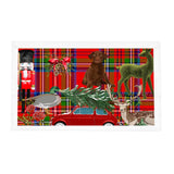 Nicolette Mayer ULTIMATE CHRISTMAS PLAID ACRYLIC VANITY TRAY 12.25X7.75"