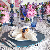 Kim Seybert - Tailored Placemats in Periwinkle, Set of 4