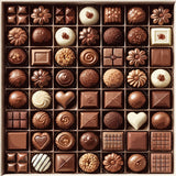 Nicolette Mayer Square Bon Bon Chocolates Acrylic Tray 15"X15"