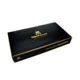 Manopoulos - BLACK NATURAL CORK Backgammon (with oak wood checkers)
