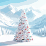 Nicolette Mayer Square Christmas In The Mountains Acrylic Tray 15"X15"