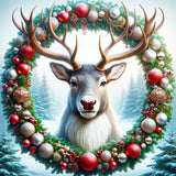 Nicolette Mayer Square Reindeer Acrylic Tray 12"X12"