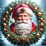 Nicolette Mayer Square Santa Claus Acrylic Tray 15"X15"