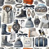 Nicolette Mayer Square Sun Valley Chic Acrylic Tray 15"X15"