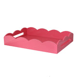 Addison & Ross Pink Medium Lacquered Scallop Serving Tray