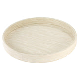 Bodrum Linens Grasscloth Celedon Round Tray