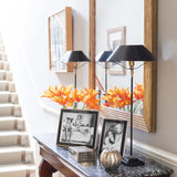 Addison & Ross Black Enamel & Silver Curve Photo Frame 4"x6"