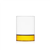 Ichendorf Milano - Bamboo Groove Tumbler Amber-Clear - Set of 2