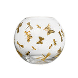 Artel Glassware - Fly Fusion Round Vase Small Gilded