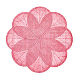 Deborah Rhodes Sinamay Flower Pink  Placemats-Set of 4