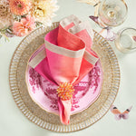 Dip Dye Fuchsia and Orange Napkin - Set of 2