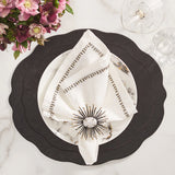 Kim Seybert - Tailored Placemat in Black, Set of 4