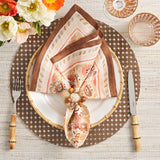 Kim Seybert - Mira in Brown Napkin - Set of 4