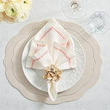 Kim Seybert - Tailored Placemat in Ivory, Set of 4