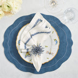Kim Seybert - Tailored Placemats in Blue, Set of 4